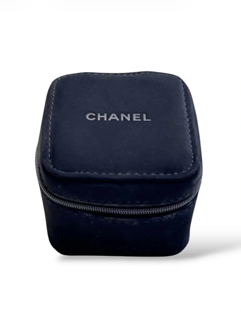 🆕💗CHANEL Soft Zippered Travel Watch Case Pouch Only • BLACK • NWOT